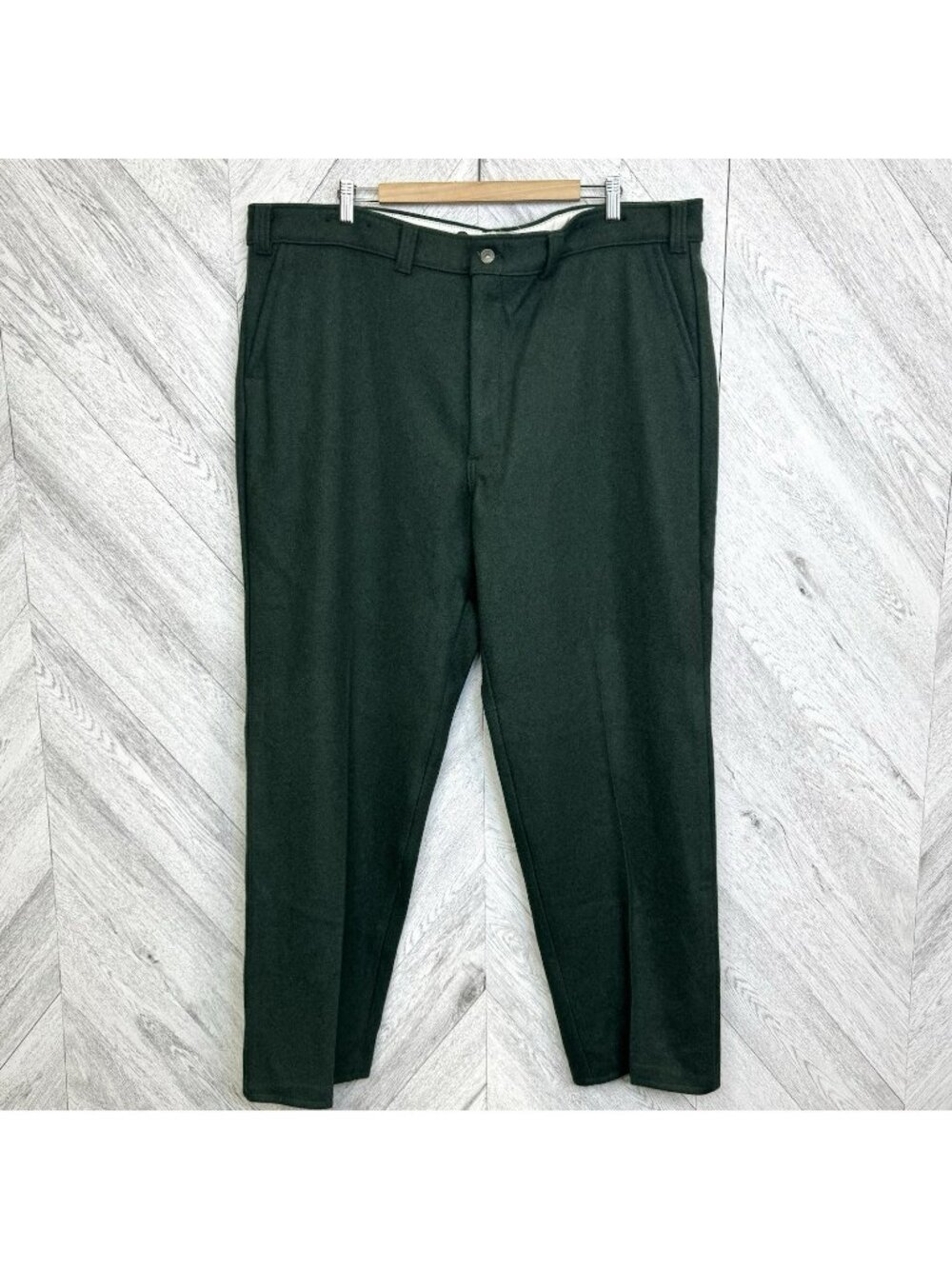 VTG Codet Heavy Wool Outdoor Hunting Field Pants Mens 46x33 Green NWT Deadstock